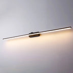 Luminaire de salle de bain linéaire long en gel de silice pour meuble-lavabo