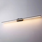 Luminaire de salle de bain linéaire long en gel de silice pour meuble-lavabo