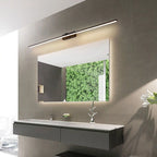 Luminaire de salle de bain linéaire long en gel de silice pour meuble-lavabo
