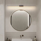 Luminaire de salle de bain linéaire long en gel de silice pour meuble-lavabo