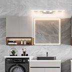Applique a barra a LED a 6 luci bianca in acrilico per bagno