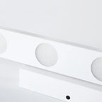 Applique a barra a LED a 6 luci bianca in acrilico per bagno