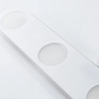 Applique a barra a LED a 6 luci bianca in acrilico per bagno