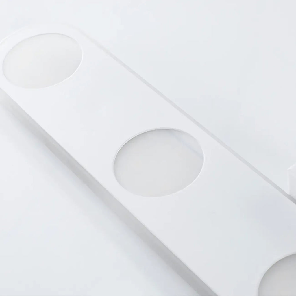 Applique a barra a LED a 6 luci bianca in acrilico per bagno