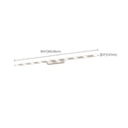 Applique a barra a LED a 6 luci bianca in acrilico per bagno