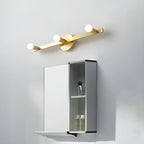Applique murale élégante en métal de forme géométrique pour salle de bain