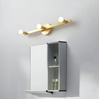 Applique murale élégante en métal de forme géométrique pour salle de bain