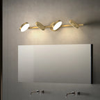 Applique murale minimaliste en métal avec LED pour la décoration de salle de bain