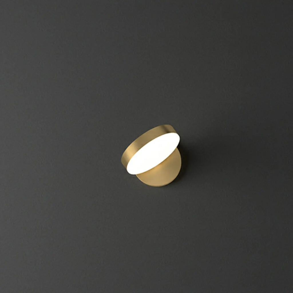 Applique murale minimaliste en métal avec LED pour la décoration de salle de bain