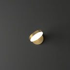 Applique murale minimaliste en métal avec LED pour la décoration de salle de bain