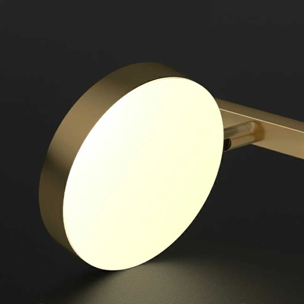 Applique murale minimaliste en métal avec LED pour la décoration de salle de bain