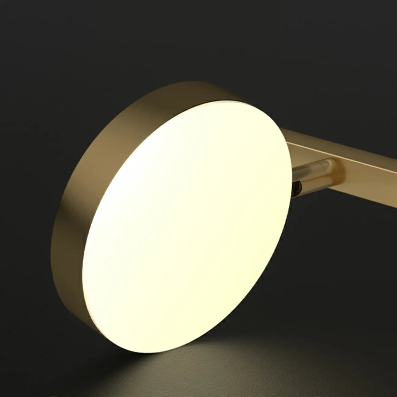 Applique murale minimaliste en métal avec LED pour la décoration de salle de bain