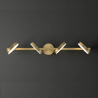 Applique murale minimaliste en métal avec LED pour la décoration de salle de bain