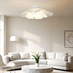 Plafonnier semi-encastré LED élégant à motif floral pour chambre