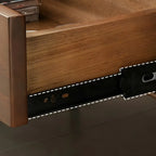 79 Mobile porta TV con gambe in legno marrone nordico a giorno