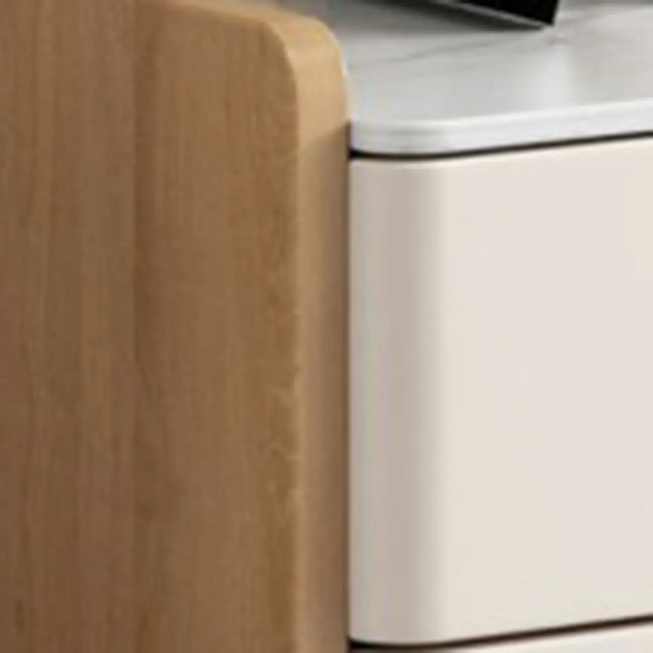 Mobile porta TV con ante in vetro, in legno bianco, moderno, 63 pollici