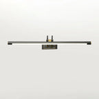 Applique murale classique en tube métallique avec LED intégrée pour salle de bain