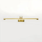 Applique murale classique en tube métallique avec LED intégrée pour salle de bain