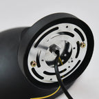 Mini applique murale extérieure moderne en métal noir à LED