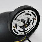 Mini applique murale extérieure moderne en métal noir à LED