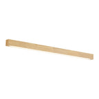 Applique murale LED linéaire minimaliste en bois pour intérieur