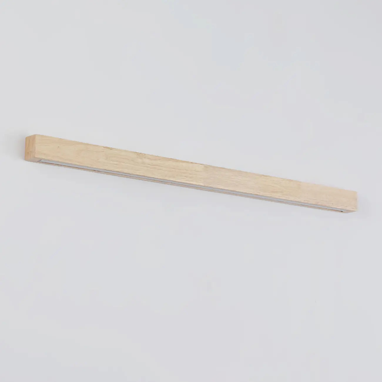 Applique murale LED linéaire minimaliste en bois pour intérieur