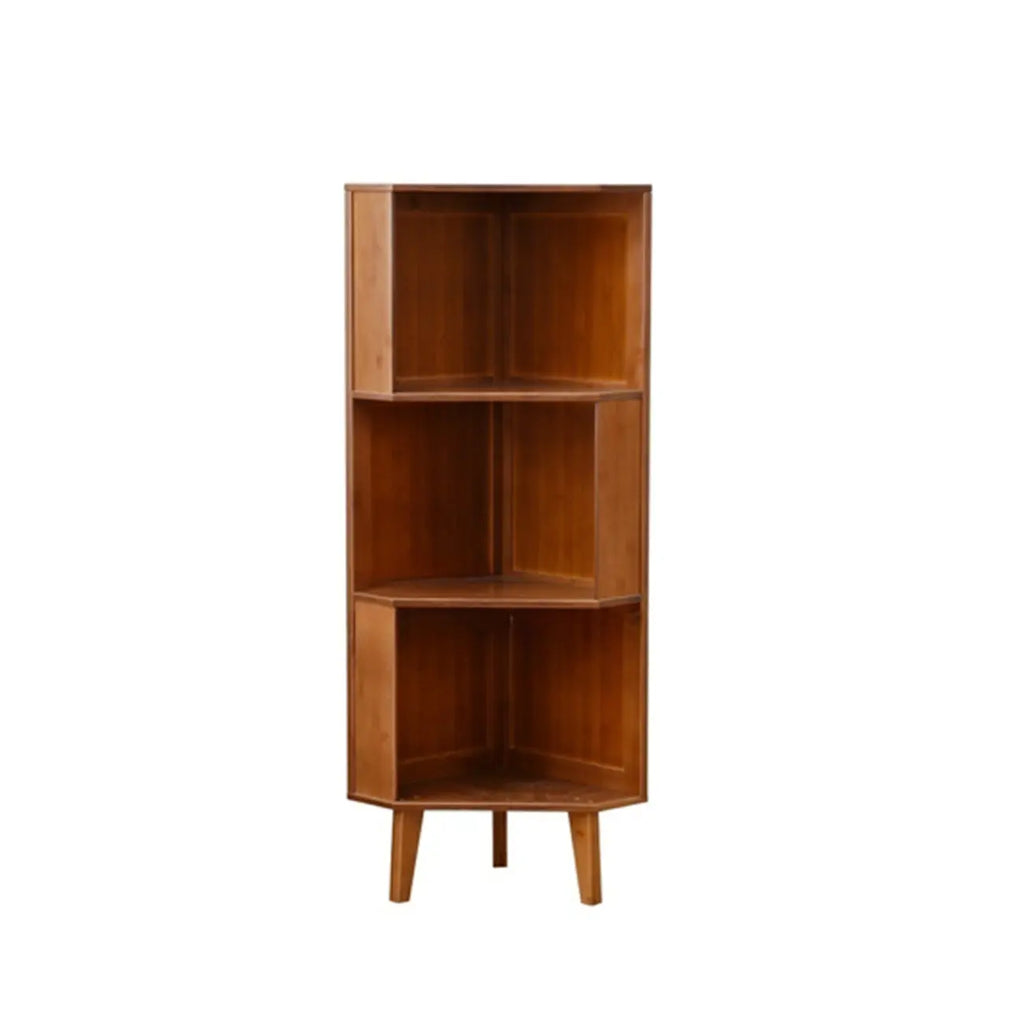Armoire de rangement d'angle moderne en bois brun pour la maison
