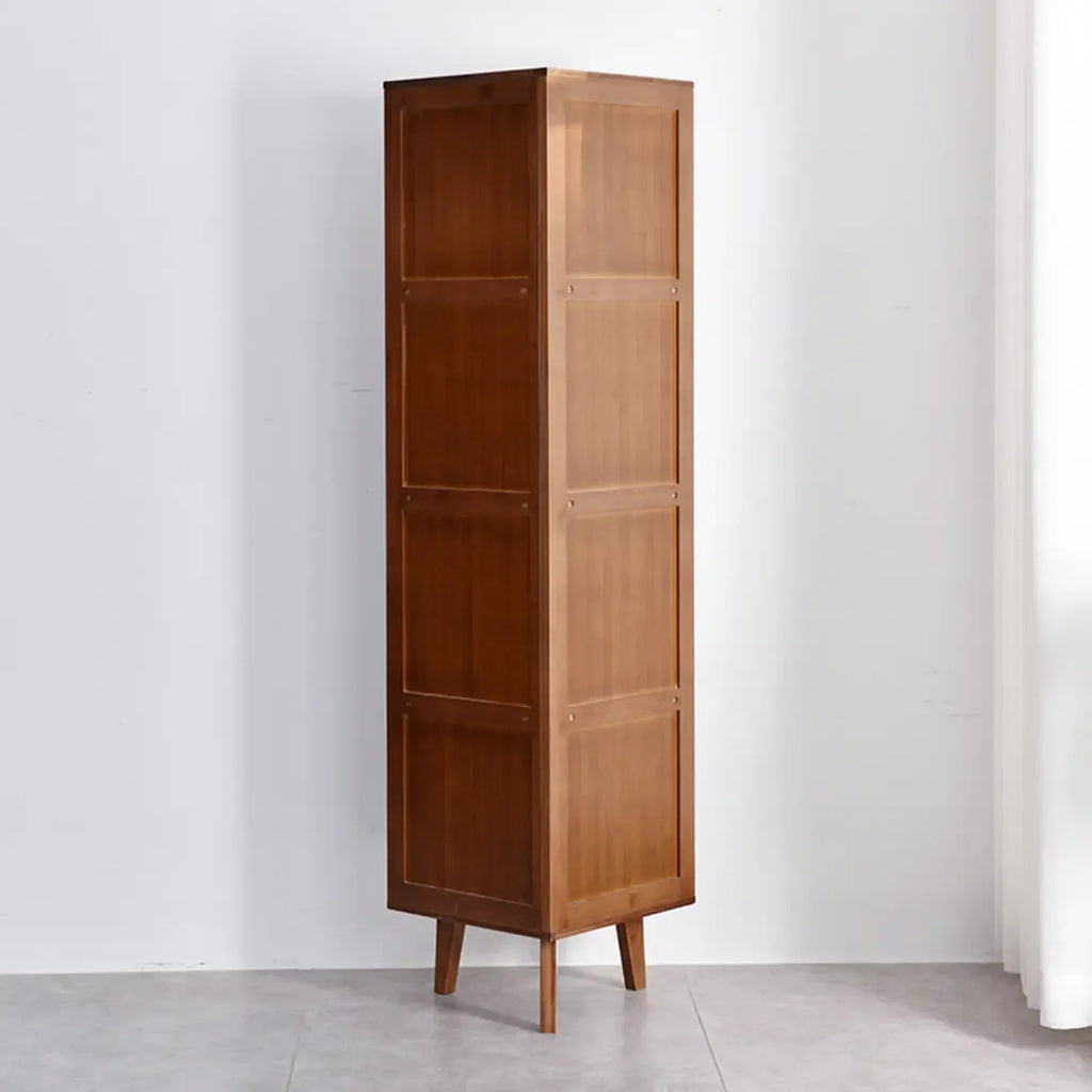 Armoire de rangement d'angle moderne en bois brun pour la maison