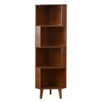 Armoire de rangement d'angle moderne en bois brun pour la maison