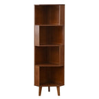 Armoire de rangement d'angle moderne en bois brun pour la maison
