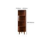 Armoire de rangement d'angle moderne en bois brun pour la maison