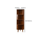 Armoire de rangement d'angle moderne en bois brun pour la maison