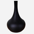 Lampe de table LED noire moderne et épurée avec abat-jour en tissu plissé