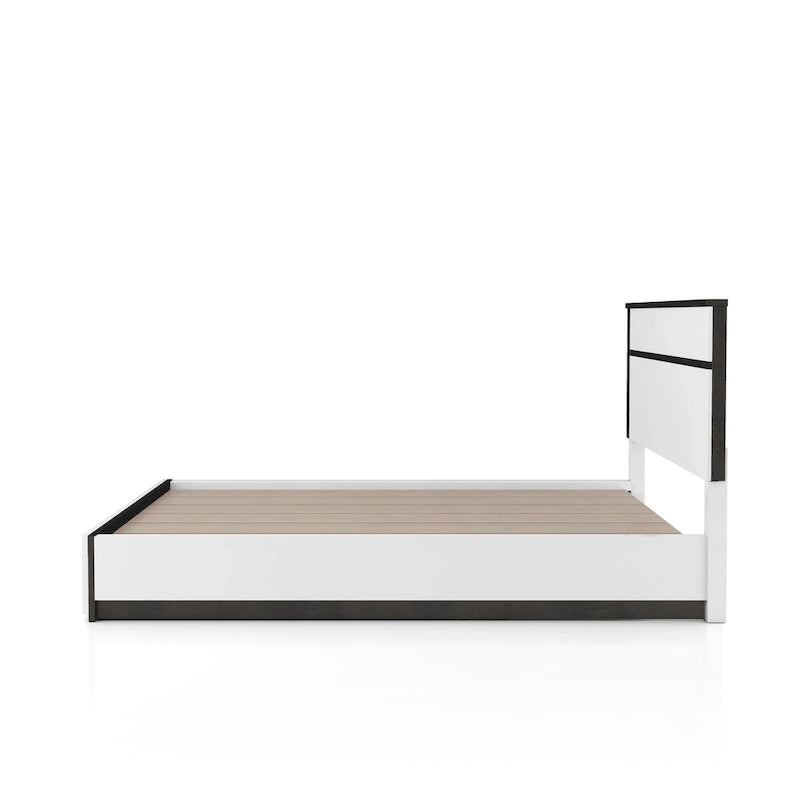 Ensemble de chambre à coucher moderne 4 pièces en bois blanc Conjira de Furniture of America