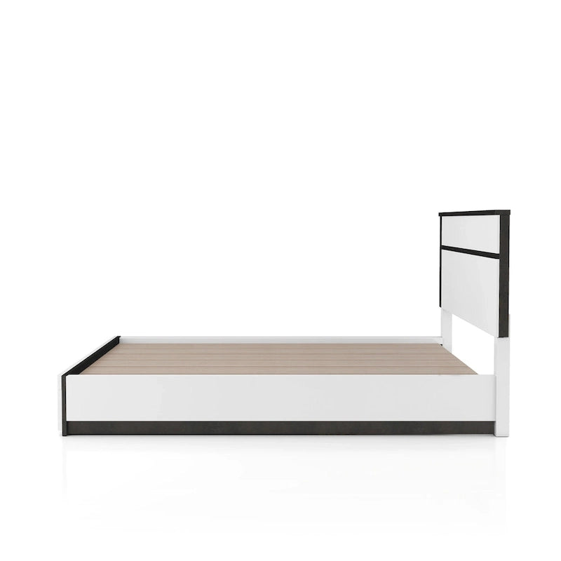 Ensemble de chambre à coucher moderne 3 pièces en bois blanc Conjira de Furniture of America