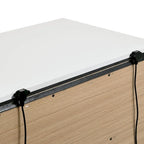Ensemble de chambre à coucher moderne Conjira 4 pièces en bois blanc avec plateforme, de Furniture of America