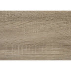 Meuble TV contemporain en bois avec rangement ouvert – Meuble de divertissement de 48 pouces pour écrans de 55 pouces – 24,25 H x 17,25 L x 47,75 P