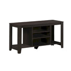 Meuble TV contemporain en bois avec rangement ouvert – Meuble de divertissement de 48 pouces pour écrans de 55 pouces – 24,25 H x 17,25 L x 47,75 P
