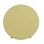 Table d'appoint ou de chevet ronde en bois avec piédestal et finition mate pour salon ou chambre - 18L x 18W x 22H