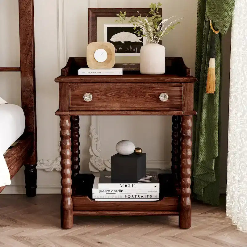 Set camera da letto in stile retrò a 4 pezzi di Harper&Bright Designs