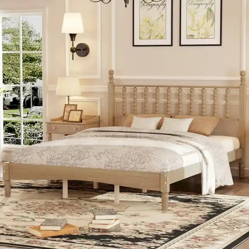Ensembles de chambre à coucher de style rétro 4 pièces par Harper&amp;Bright Designs