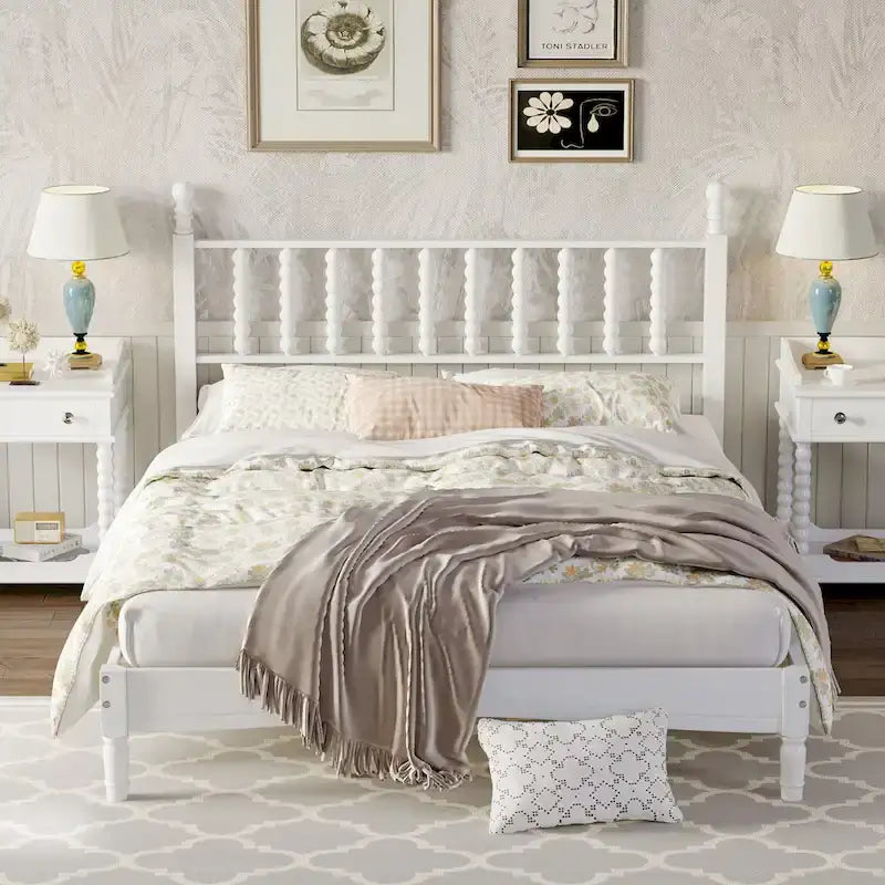 Ensembles de chambre à coucher de style rétro 4 pièces par Harper&amp;Bright Designs