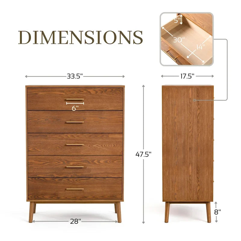 Ensemble de chambre à coucher plateforme 3 pièces Beau Midcentury de Furniture of America