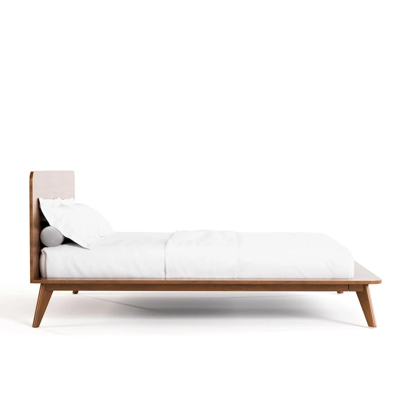 Ensemble de chambre à coucher à plateforme basse 4 pièces Beau Midcentury de Furniture of America