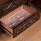 Ensemble de chambre à coucher traditionnel 3 pièces Eugene de Furniture of America, panneaux en bois massif