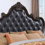 Ensemble de chambre à coucher traditionnel 3 pièces Eugene de Furniture of America, panneaux en bois massif