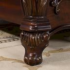 Ensemble de chambre à coucher traditionnel Eugene en bois massif, 3 pièces, de Furniture of America