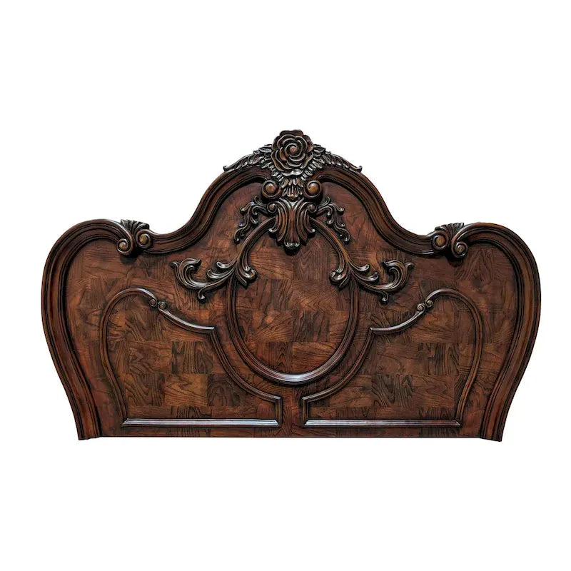 Ensemble de chambre à coucher traditionnel Eugene en bois massif, 3 pièces, de Furniture of America