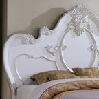 Ensemble de chambre à coucher traditionnel Eugene en bois massif, 3 pièces, de Furniture of America