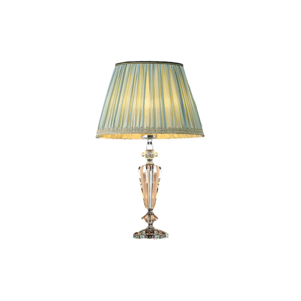 Lampe de table géométrique multicolore en cristal pour éclairage de chevet